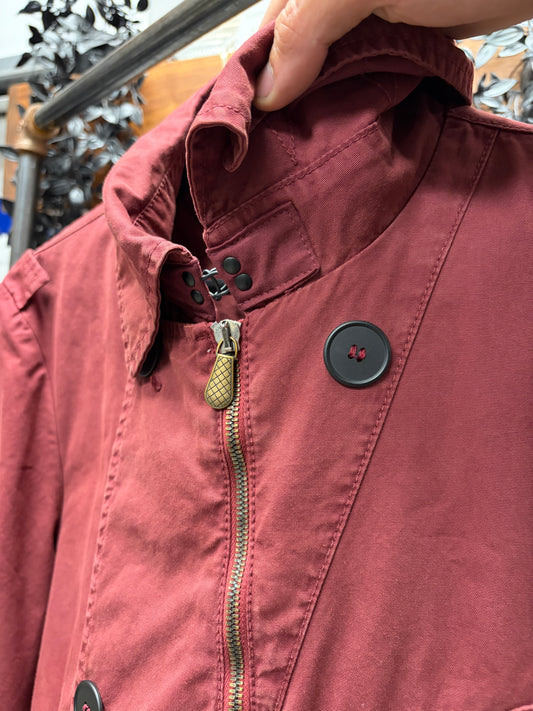 Bottega Veneneta Cotton/Mesh Panelled Double Breasted Coat