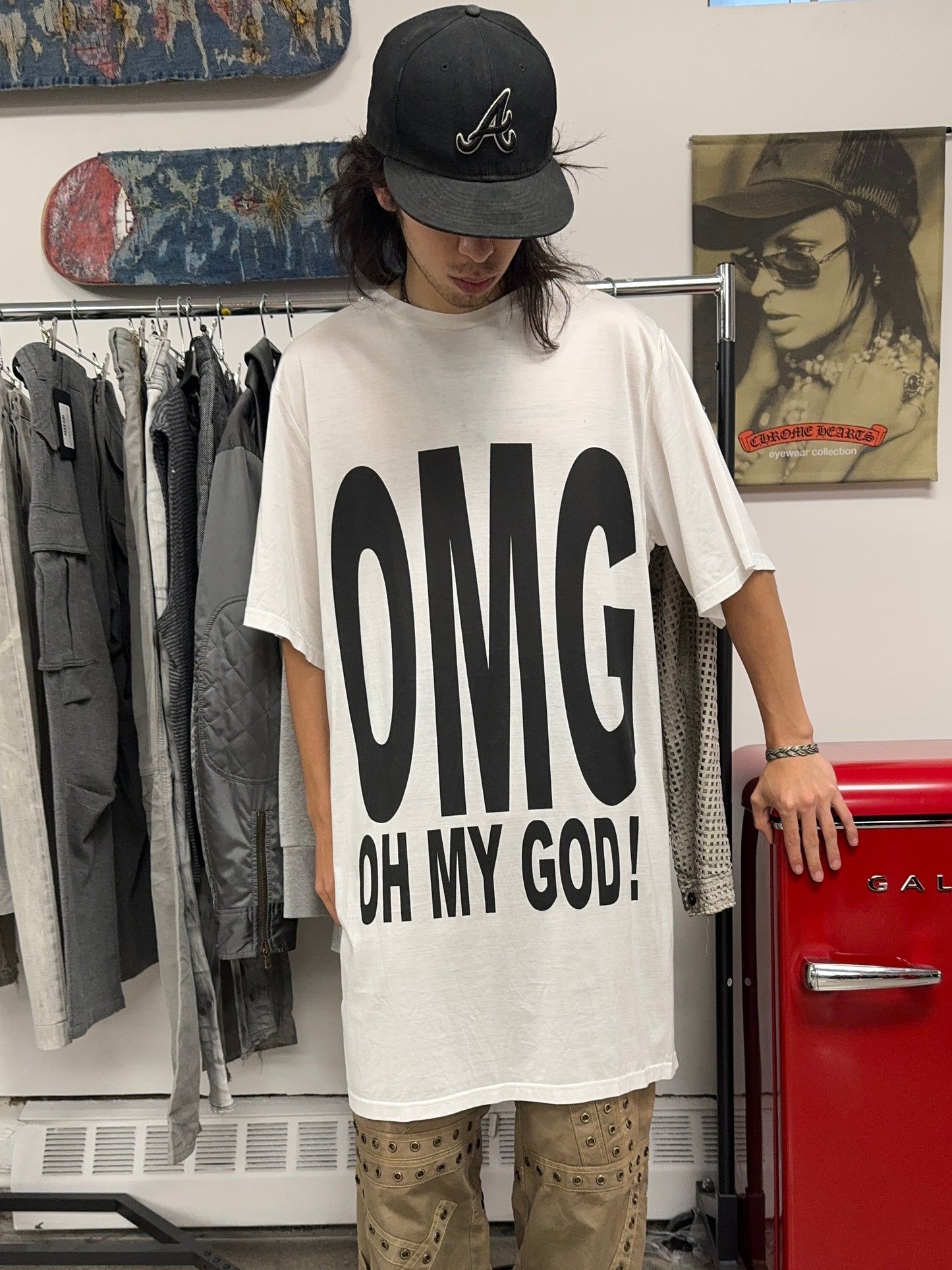 2009 Dior by KVA ‘OMG’ Massively Oversized Slogan T-shirt