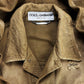 2000s Dolce & Gabbana Dirt Wash Brown Denim Trucker Jacket