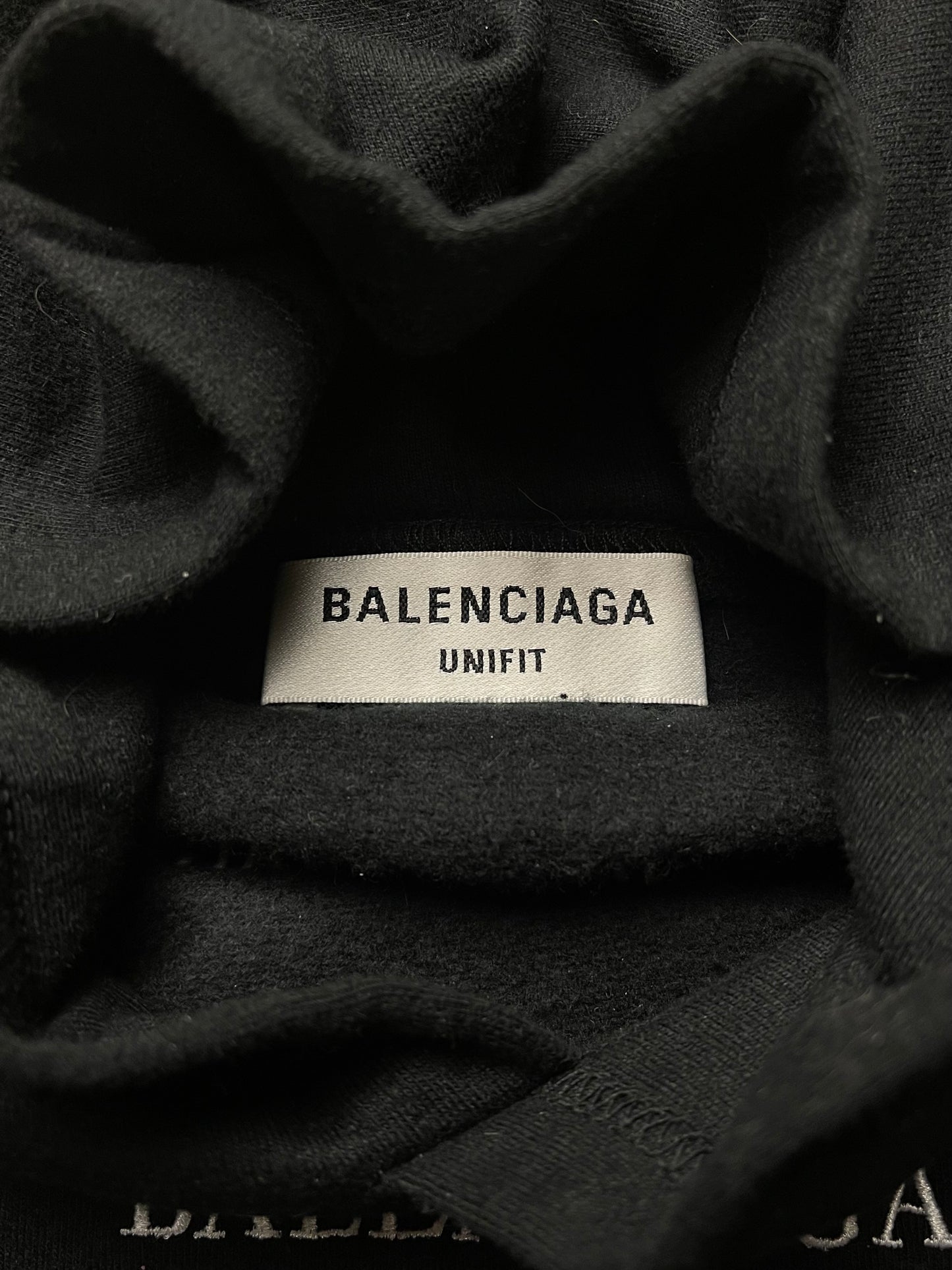 2021 Balenciaga Couture Embroidered ‘Paris’ Logo Hoodie