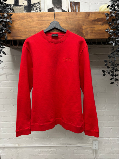 SS2019 Raf Simons ‘Isolated Heroes’ Red Graphic Sweatshirt