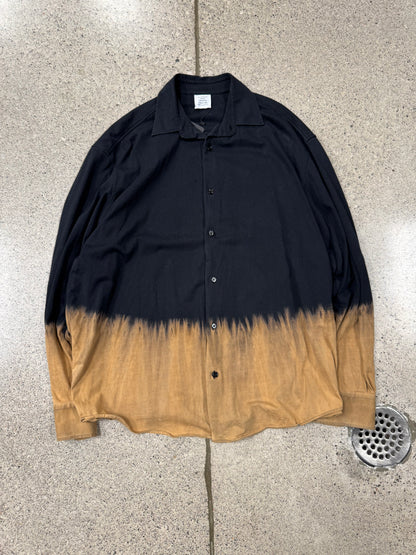 Vetements ‘Bleach Dye’ Polo Long Sleeve Top