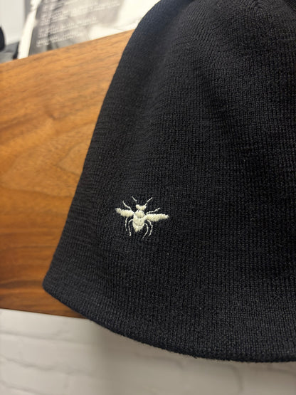 AW2004 Dior Homme by Hedi Slimane ‘Victim of the Crime’ Black/White Bee Logo Skull Cap