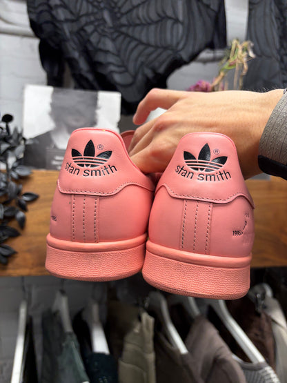 Raf Simons x Adidas ‘Stan Smith’ Pink Low Top Court Sneakers