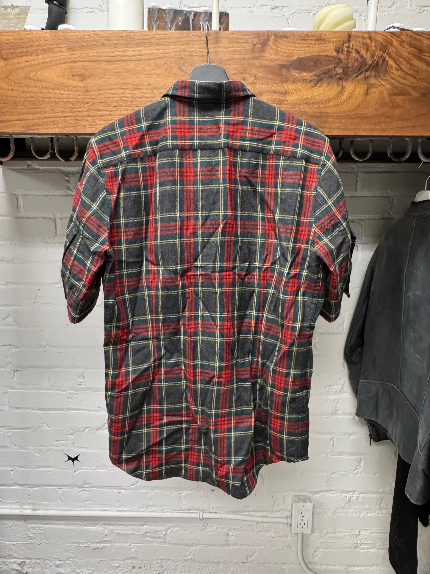 2012 Comme Des Garçons Homme Plus Plaid Short Sleeve Shirt