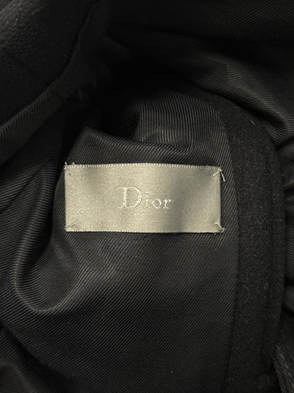 AW2008 Dior Homme by Hedi Slimane Cropped Wool Peacoat