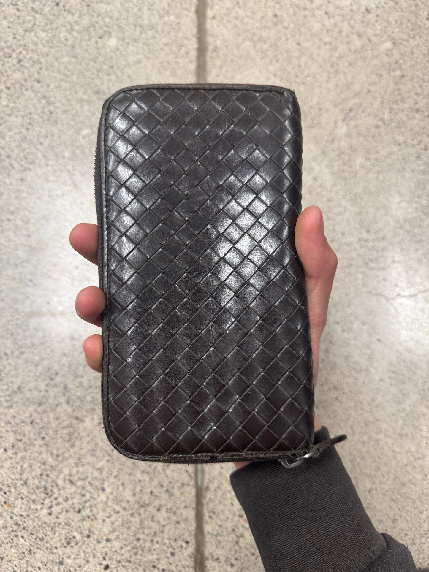 Bottega Veneta ‘Quilted’ Long Leather Wallet