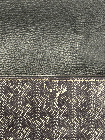 2013 Goyard ‘Grand Bleu’ GM Grey Leather Messenger Bag