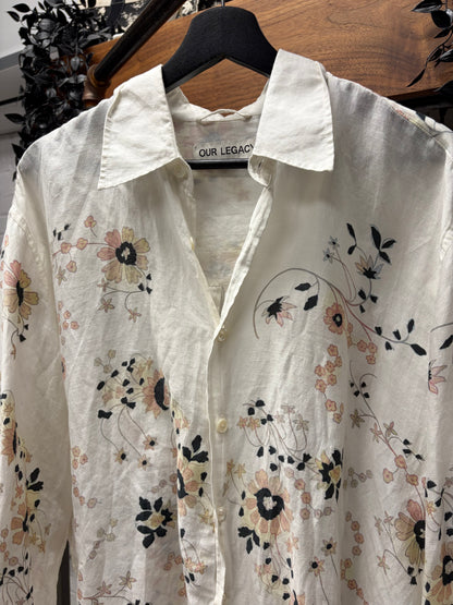 Our Legacy ‘Above Shirt’ Floral Patterned Button Up