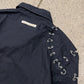 SS2003 Jean Paul Gaultier ‘Piercing’ Black Long Sleeve Collared Shirt