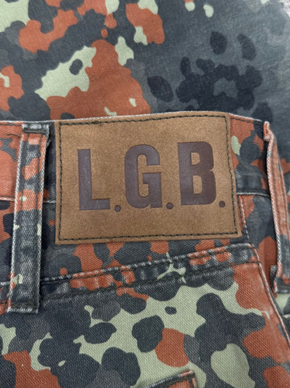 L.G.B. ‘Digital Camouflage’ Flared Denim
