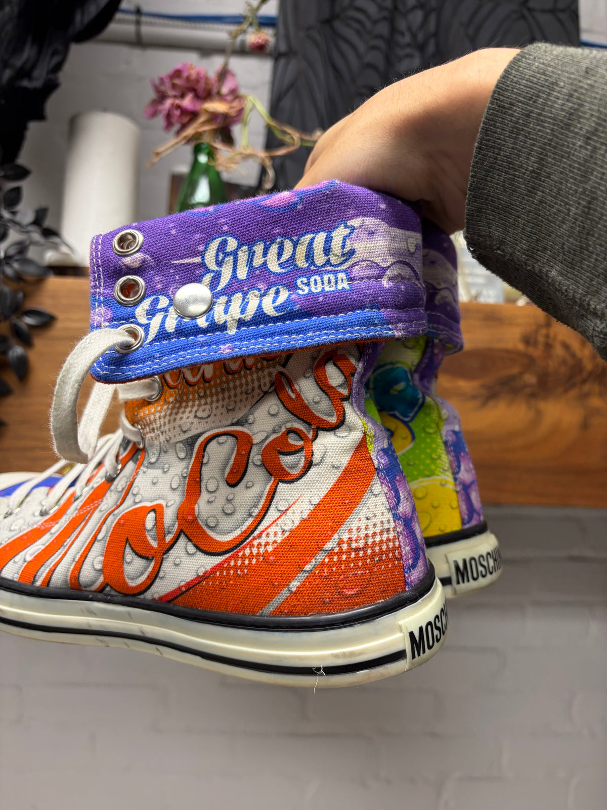 2016 Moschino ‘Soda Pop’ Chuck 70 Ultra High Top Sneakers