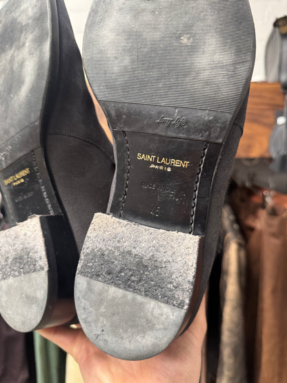 Saint Laurent ‘Jodhpur’ Charcoal Grey Suede Boots