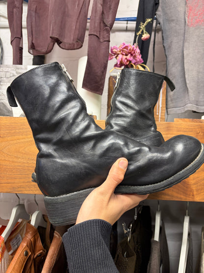 Guidi 'PL2' Black Horse Leather
Front Zip Boots