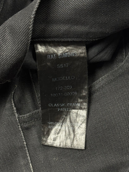 SS2017 Raf Simons ‘RS’ Patch Logo Denim