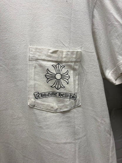Chrome Hearts ‘Dagger Vine & Scroll Logo’ White Graphic T-Shirt