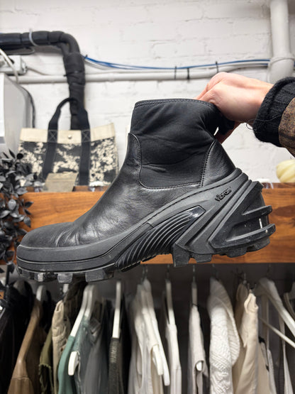 1017 Alyx 9SM Black Calf Leather ‘SKX’ Vibram Sole Ankle Boots