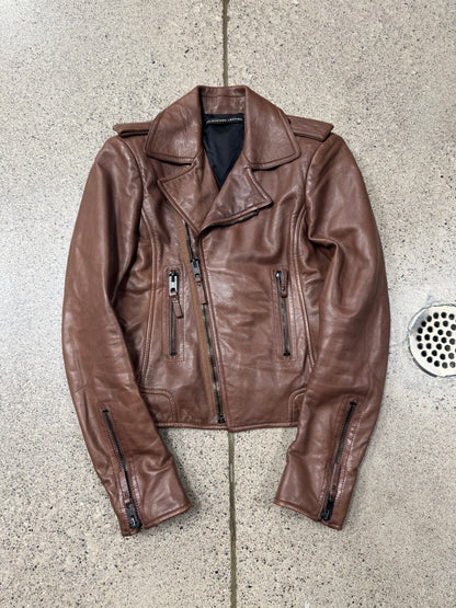 AW2010 Balenciaga by Nicholas Ghesquiere Lambskin Leather Jacket