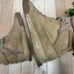 Maison Margiela ‘DDTSK’ Wheat Brown High Top Sneakers