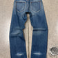 Vintage Jean Paul Gaultier ‘Raw Finish’ Blue Bootcut Flared Denim