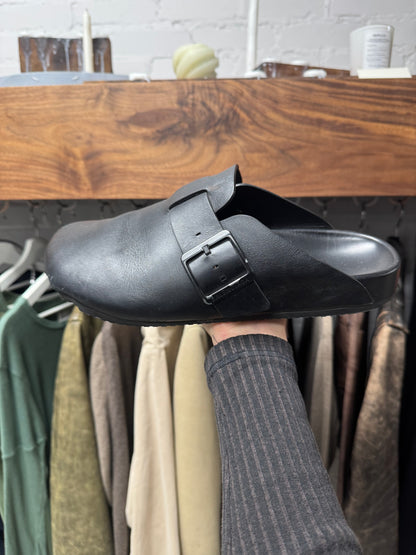 Balenciaga Black Leather ‘Sunday Mules’