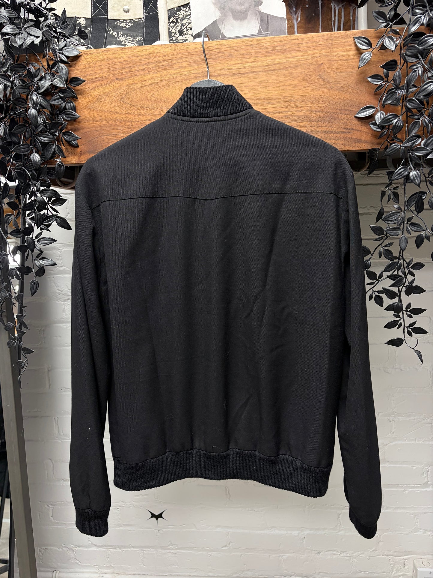 SS2016 Saint Laurent by Hedi Slimane ‘Yeah Baby’ Chain Stitch Virgin Wool Bomber Jacket