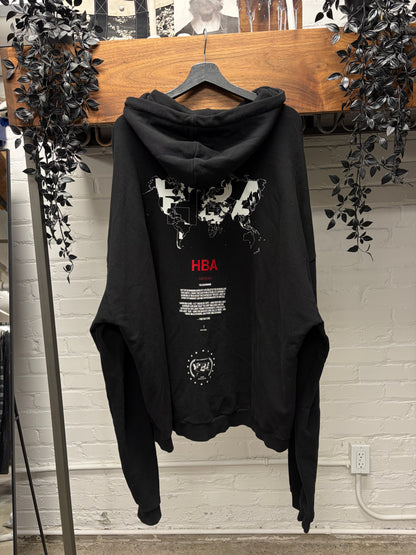 Hood by Air ‘International’ Black HBA Logo Hoodie