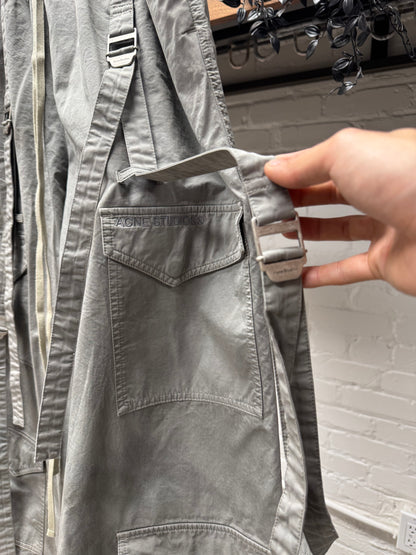 Acne Studios ‘Bondage Strap’ Grey Wide Leg Cargo Pants