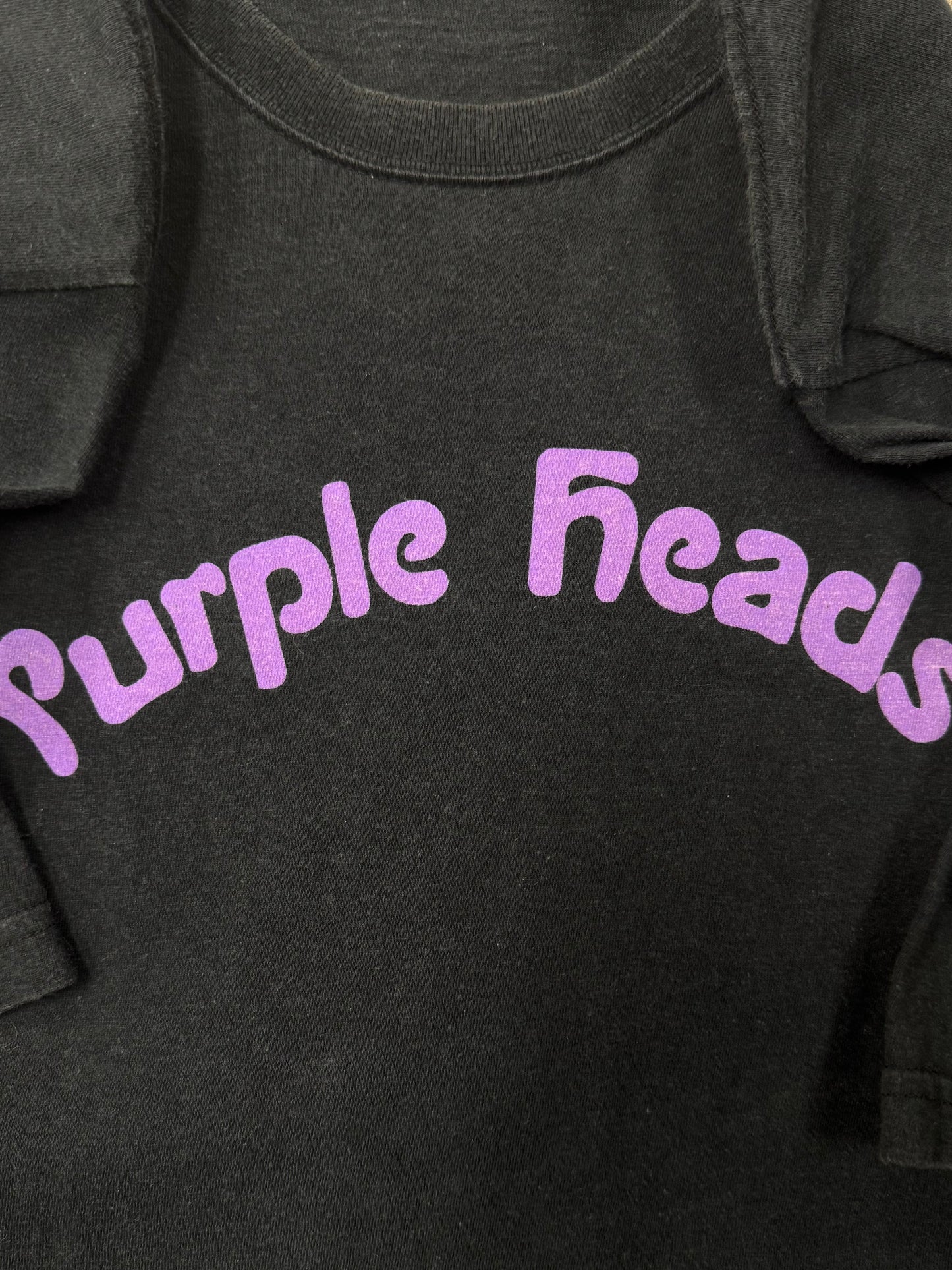 2000s Undercover ‘Purple Heads’ Black Graphic T-Shirt