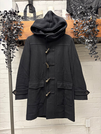 Dior Homme Heavyweight Wool Coat with Horn ‘Toggle’ Closure