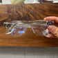 Chrome Hearts ‘Well Hell Yeah’ Clear Frame Prescription Glasses