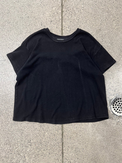 Enfants Riche Deprimes ‘Comic Strip’ Cropped Black T-Shirt