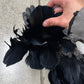 Alexander McQueen Genuine Feathers/Chain Mail Leather Gloves