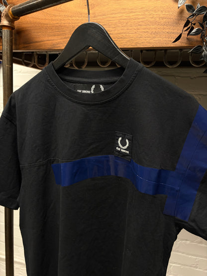 Raf Simons x Fred Perry ‘Gaffer Tape’ Black Logo T-Shirt