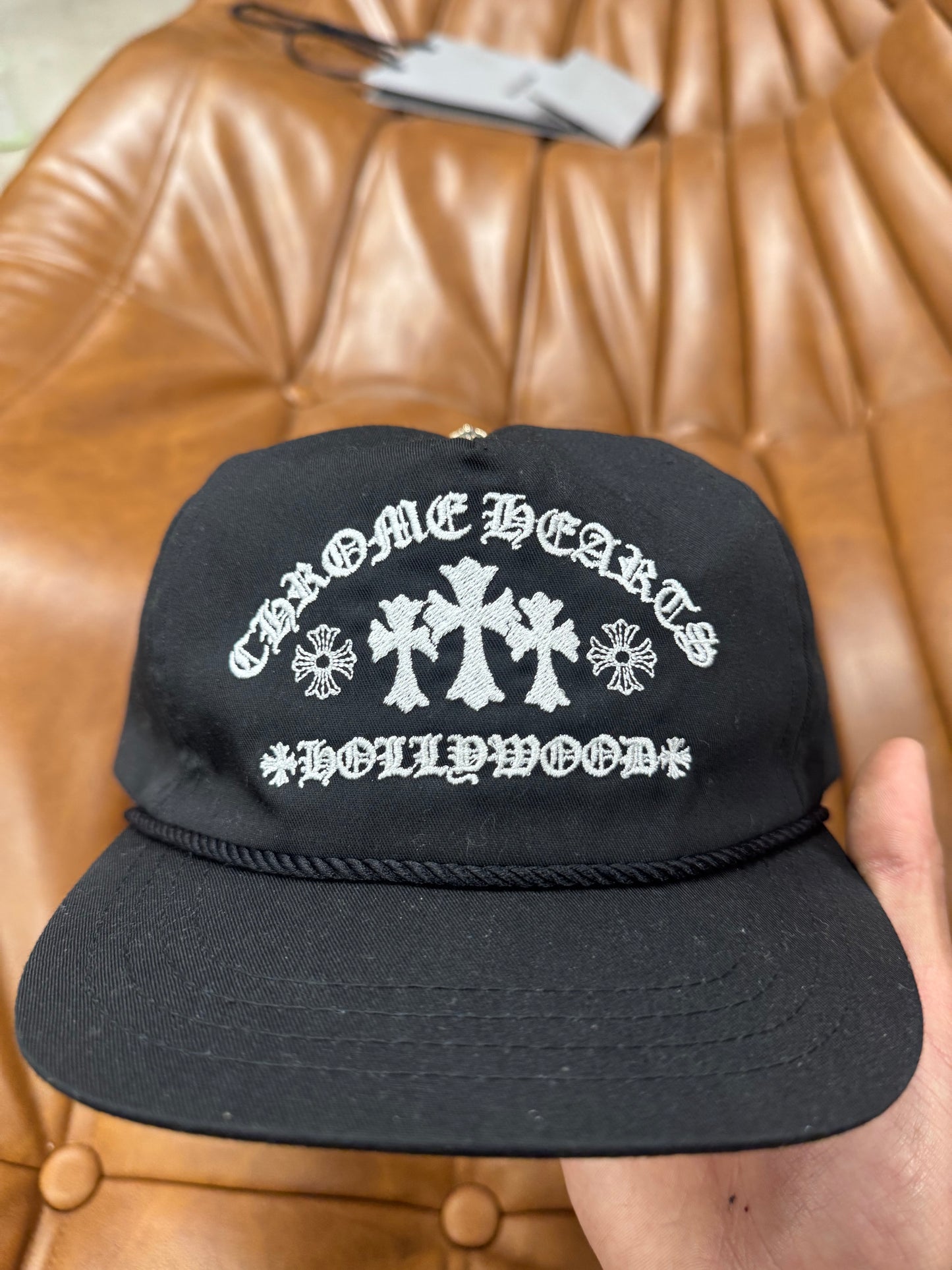 Chrome Hearts ‘King Taco’ Hollywood Black Cemetery Trucker Hat