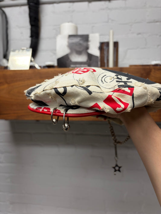 2004 Dior by John Galliano ‘Hardcore’ Pierced Beret