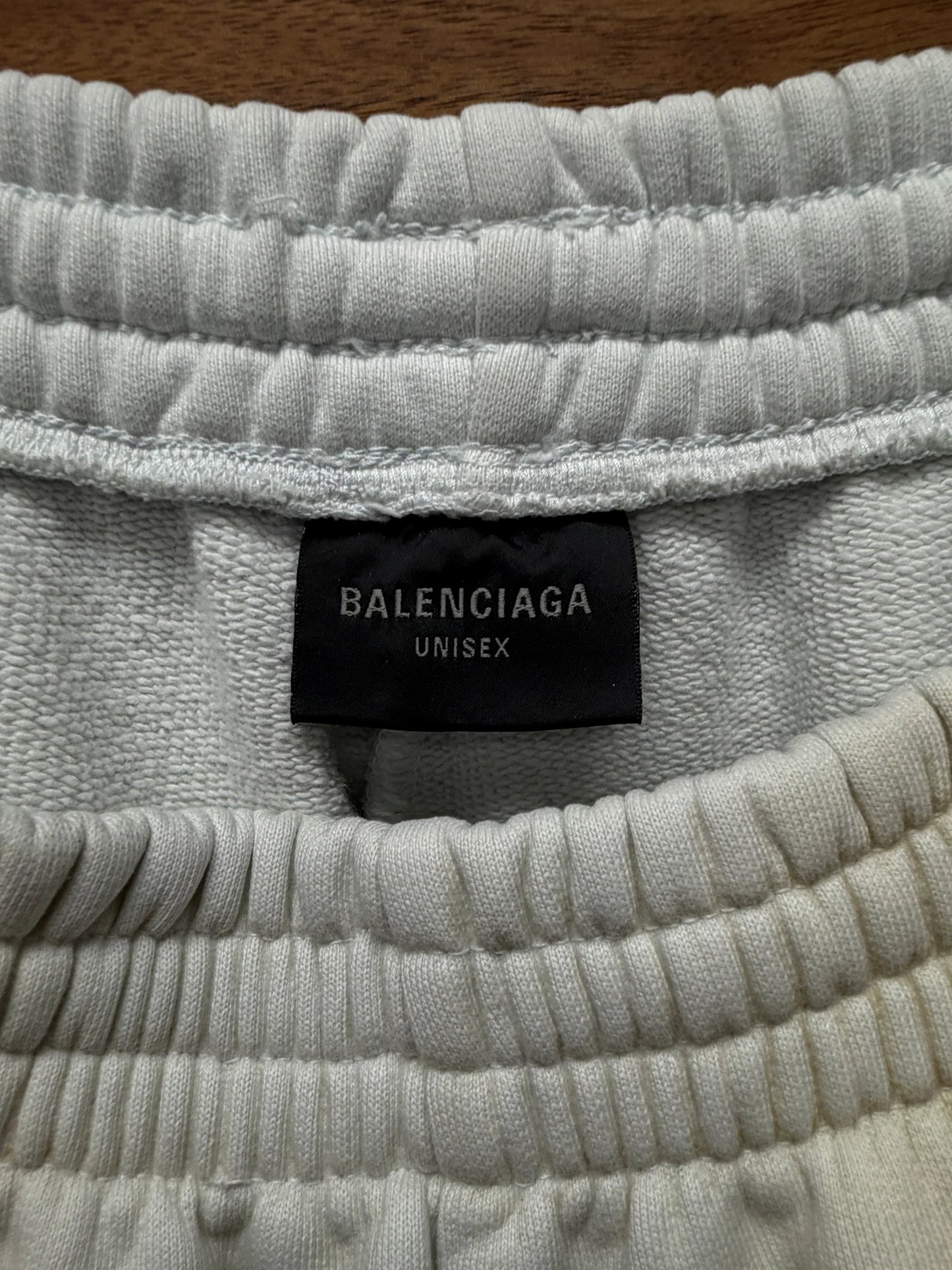 SS2024 Balenciaga ‘Tattoo’ Baggy Wide Cut Distressed Sweat Pants