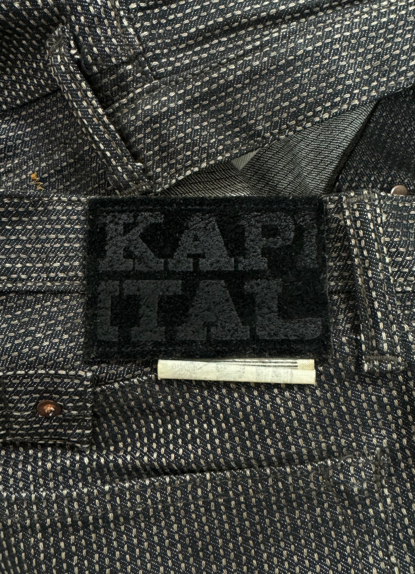 Kapital ‘Century’ Boro Straight Cut Denim