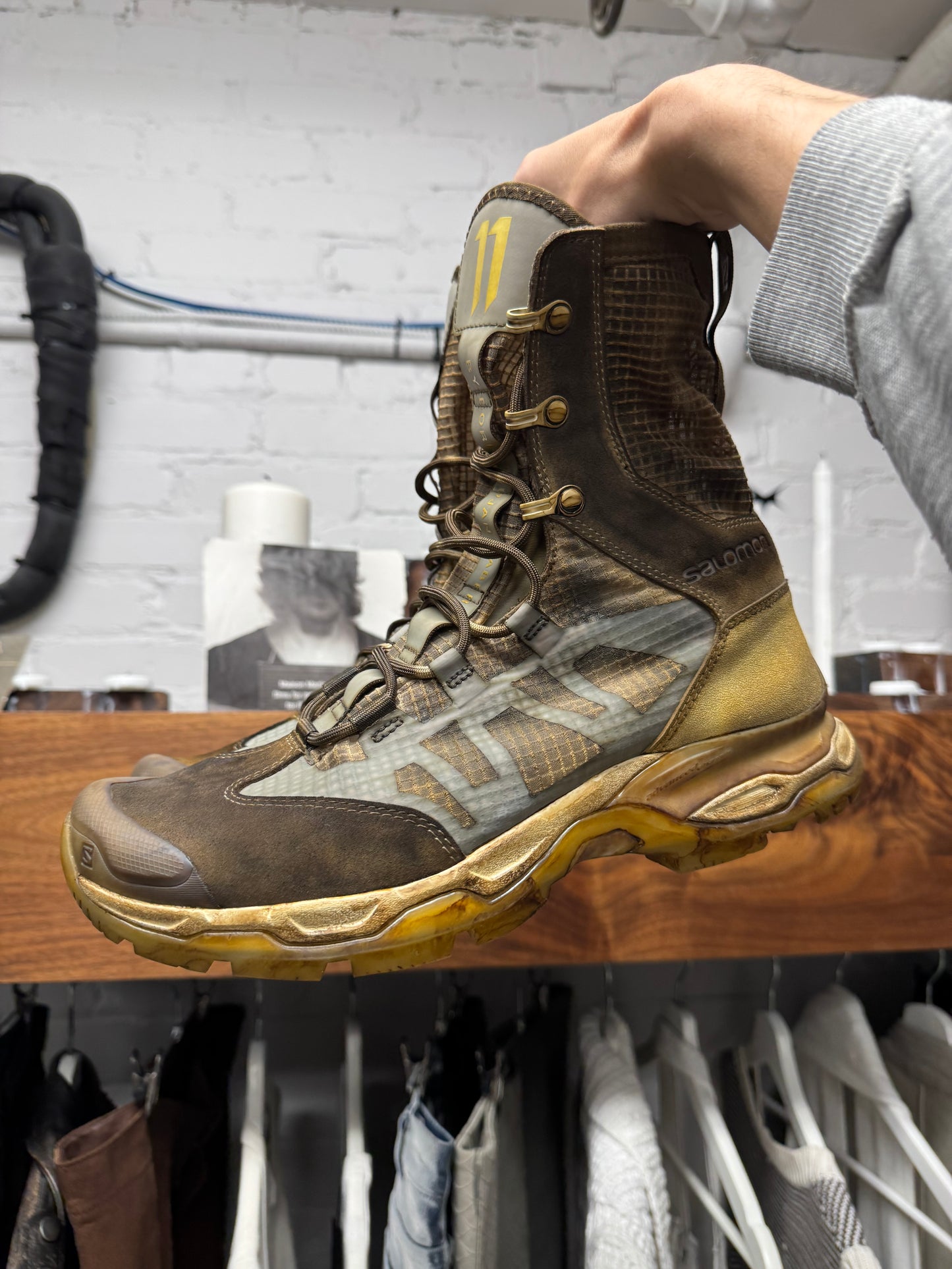 SS2018 Boris Bidjan Saberi x Salomon ‘Jungle Ultra’ High Top Sneakers