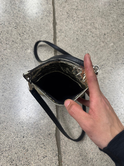 SS2019 Rick Owens ‘Babel’ Gold Foil Security Pocket Bag