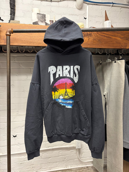SS2024 Balenciaga ‘Paris Tropical’ Black Pullover Hoodie
