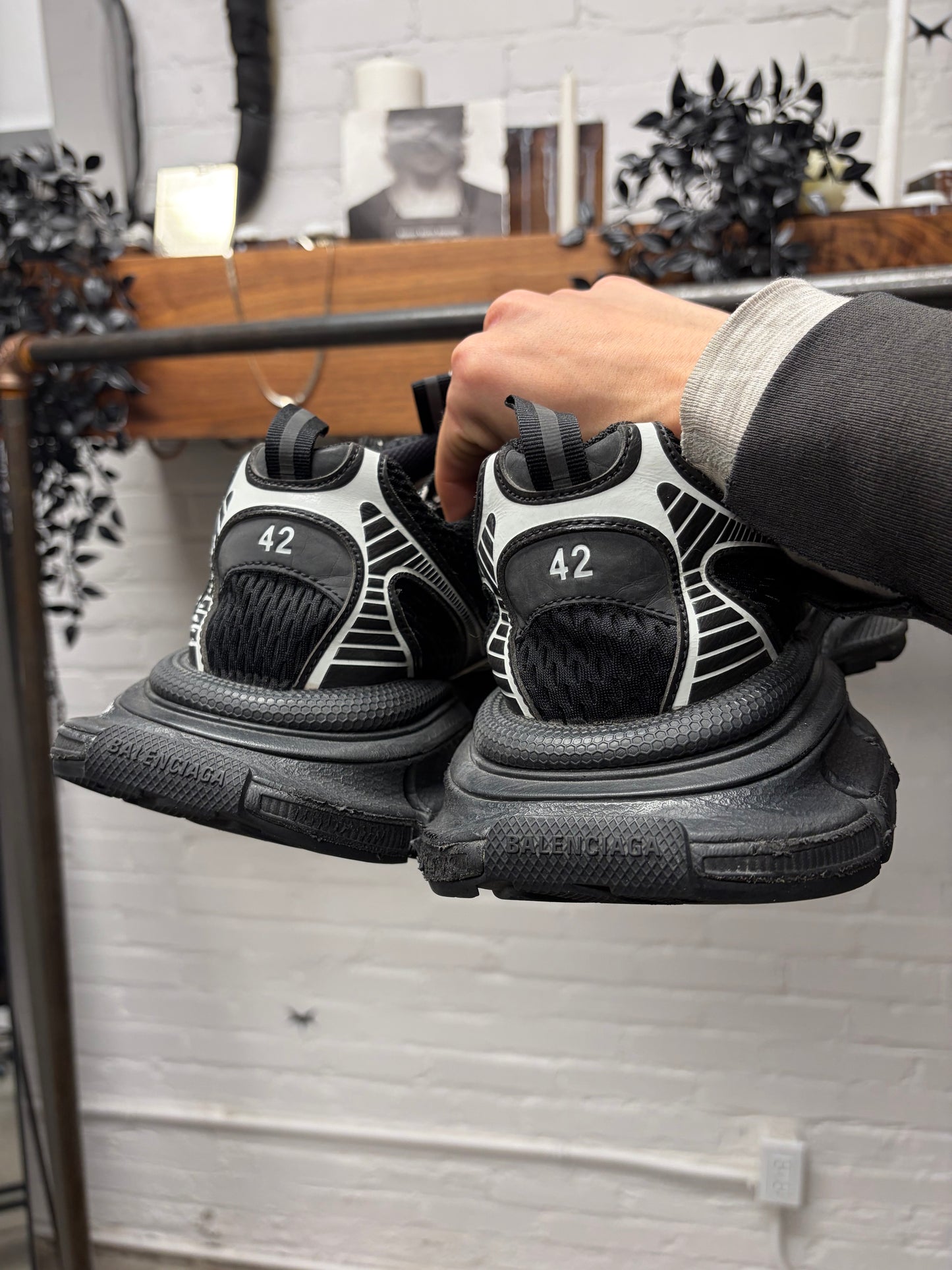 Balenciaga ‘3XL’ Black/Silver Oversized Low Top Sneakers