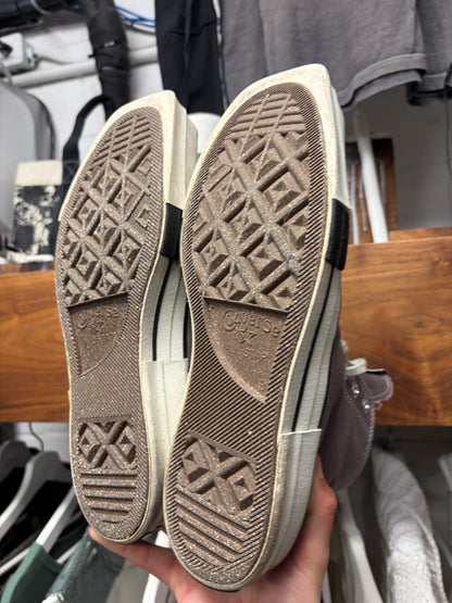 Rick Owens x Converse ‘TurboDRK’ Grey Square Toe High Top Sneakers