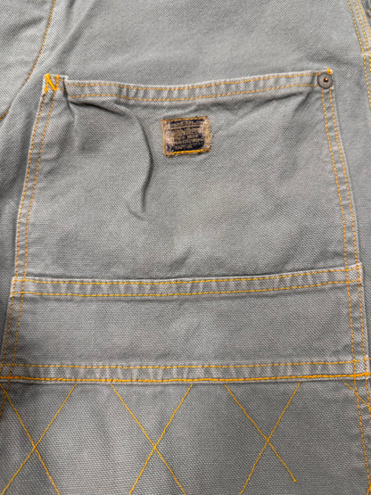 Kapital ‘Double Knee’ Buckle-Back Carpenter Denim