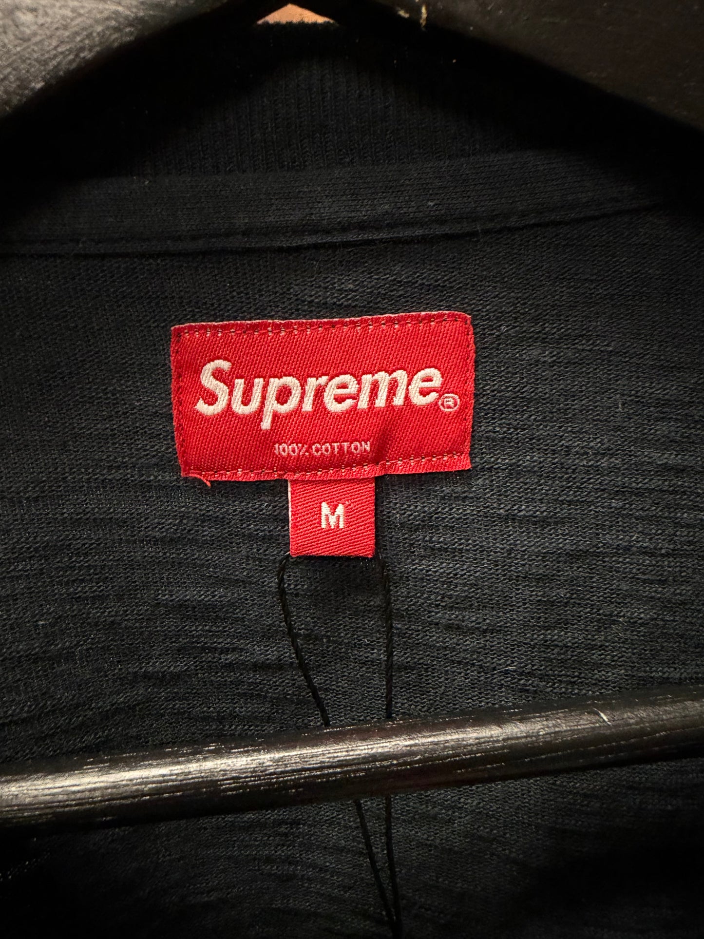 SS2016 Supreme ‘Arc Logo’ Black Long Sleeve Shirt