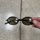 Jil Sander ‘Tortoiseshell’ Green Tinted Sunglasses