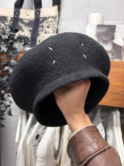SS2022 Maison Margiela Black Wool Beret