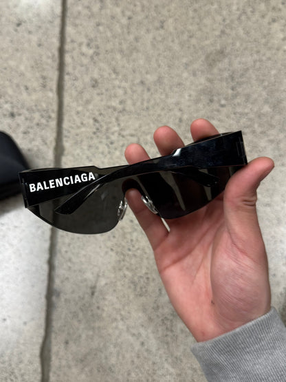 Balenciaga ‘Mono Cat 2.0’ Rimless Black Sunglasses