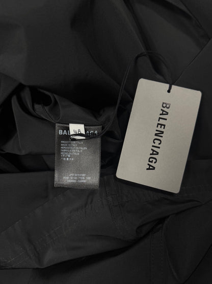 2019 Balenciaga ‘Archetype Logo’  Windbreaker Shell Trench Coat
