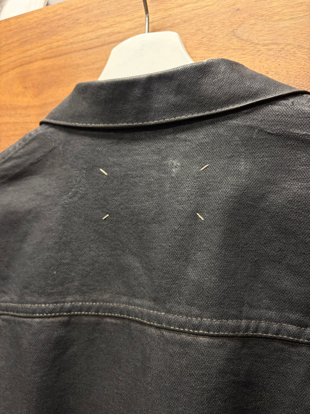 AW1992 1/1 Maison Martin Margiela ‘Employee Gifted’ Hand Painted Black Denim Jacket